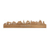 Skyline Edinburgh Eiken houten cadeau decoratie relatiegeschenk van WoodWideCities
