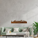 Skyline Gouda Palissander houten cadeau decoratie relatiegeschenk van WoodWideCities