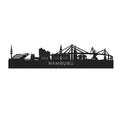 Skyline Hamburg Black