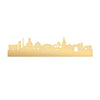 Skyline Heerlen Metallic Goud gerecycled kunststof cadeau decoratie relatiegeschenk van WoodWideCities