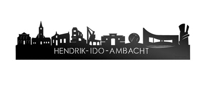Skyline Hendrik-Ido-Ambacht Zwart Glanzend