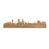 Skyline Hengelo Eiken houten cadeau decoratie relatiegeschenk van WoodWideCities