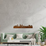 Skyline Hengelo Palissander houten cadeau decoratie relatiegeschenk van WoodWideCities