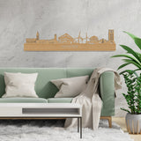 Skyline Houten Bamboe houten cadeau decoratie relatiegeschenk van WoodWideCities