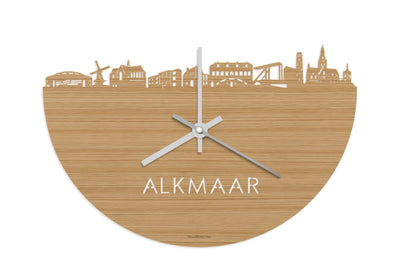 Skyline Clock Alkmaar Bamboo