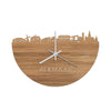 Skyline Klok Alkmaar Eiken houten cadeau wanddecoratie relatiegeschenk van WoodWideCities