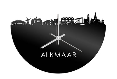 Skyline Clock Alkmaar Black Glossy