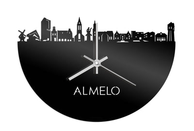Skyline Clock Almelo Black Glossy