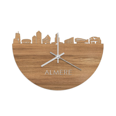 Skyline Clock Almere Oak
