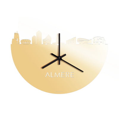 Skyline Clock Almere Gold Metallic