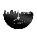 Skyline Clock Almere Black Glossy