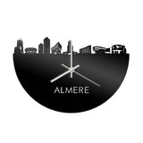 Skyline Klok Almere Zwart Glanzend