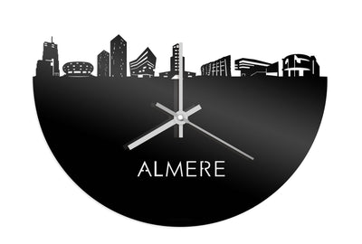 Skyline Klok Almere Zwart Glanzend