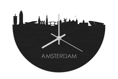 Skyline Klok Amsterdam Black