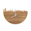 Skyline Klok Amsterdam Eiken houten cadeau decoratie relatiegeschenk van WoodWideCities