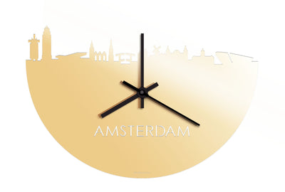 Skyline Klok Amsterdam Goud Metallic