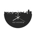 Skyline Clock Antwerp Black
