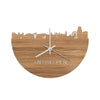 Skyline Klok Antwerpen Eiken houten cadeau wanddecoratie relatiegeschenk van WoodWideCities