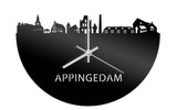 Skyline Klok Appingedam Zwart Glanzend