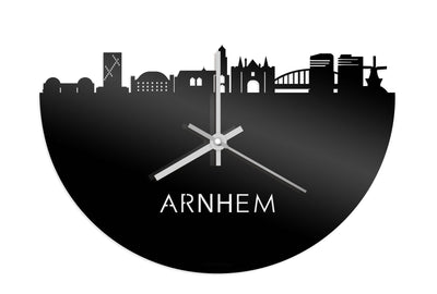 Skyline Clock Arnhem Black Glossy