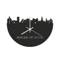 Skyline Clock Bergen op Zoom Black
