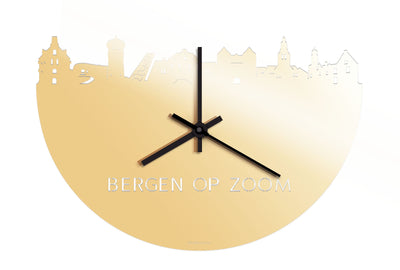 Skyline Klok Bergen op Zoom Goud Metallic