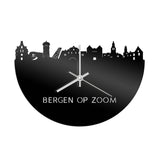 Skyline Klok Bergen op Zoom Zwart Glanzend