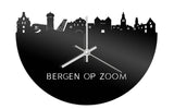 Skyline Klok Bergen op Zoom Zwart Glanzend