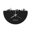 Skyline Klok Berlijn Black houten cadeau wanddecoratie relatiegeschenk van WoodWideCities