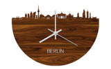 Skyline Clock Berlin Rosewood