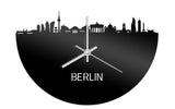 Skyline Klok Berlijn Zwart Glanzend