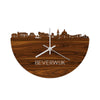 Skyline Klok Beverwijk Palissander houten cadeau wanddecoratie relatiegeschenk van WoodWideCities