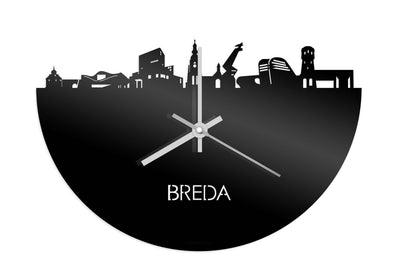 Skyline Clock Breda Black Glossy
