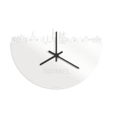 Skyline Klok Brussel Wit Glanzend