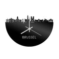 Skyline Clock Brussels Black Glossy