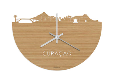 Skyline Clock Curaçao Bamboo