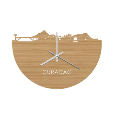 Skyline Clock Curaçao Bamboo