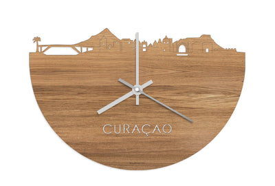 Skyline Clock Curaçao Oak