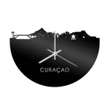 Skyline Klok Curaçao Zwart Glanzend