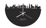 Skyline Clock Delft Black