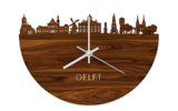 Skyline Clock Delft Rosewood