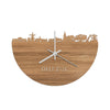 Skyline Klok Delfzijl Eiken Eiken  houten cadeau wanddecoratie relatiegeschenk van WoodWideCities