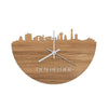Skyline Klok Den Helder Eiken Eiken  houten cadeau wanddecoratie relatiegeschenk van WoodWideCities