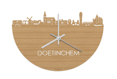 Skyline Clock Doetinchem Bamboo