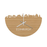 Skyline Clock Edinburgh Bamboo