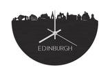 Skyline Clock Edinburgh Black