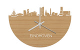 Skyline Clock Eindhoven Bamboo