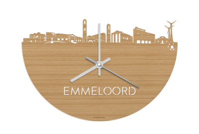 Skyline Clock Emmeloord Bamboo