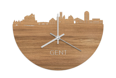 Skyline Clock Ghent Oak