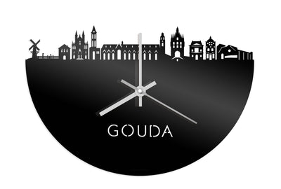 Skyline Clock Gouda Black Glossy